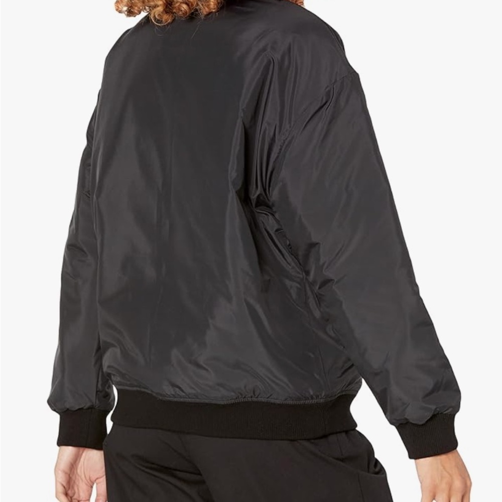 Black Bomber Jacket - Picture 2 of 8